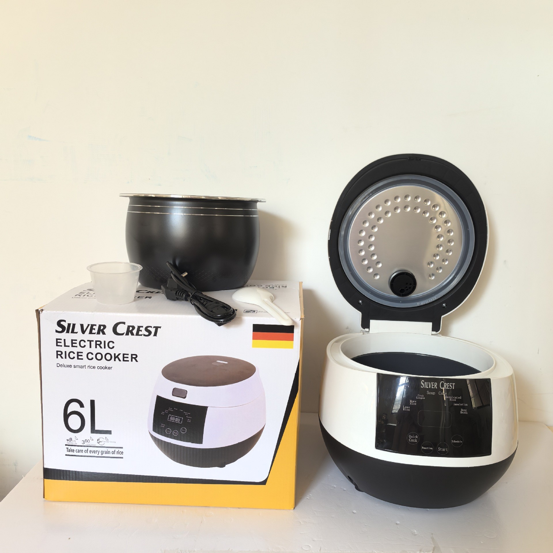 Cross-Border 5L Rice Cooker Large Capacity Smart Household Rice Cooker Multi-Function Timed Reservation Rice Cooker Gift Wholesale