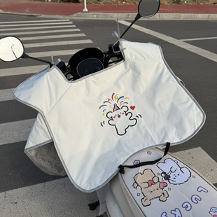 Popular Thin Electric Vehicle Windshield Quilt Summer Sun Protection Waterproof Rainproof Battery Motorcycle Summer Sun Protection