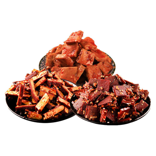 Hunan Specialty Pingjiang Fragrant Dry Tofu Snack Spicy Flavor 125g Tofu Dry Chili Snack Wholesale