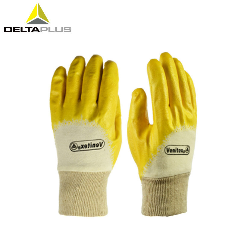 代尔塔 201015 丁腈涂层手套 耐油 耐磨 防水透气灵巧手套