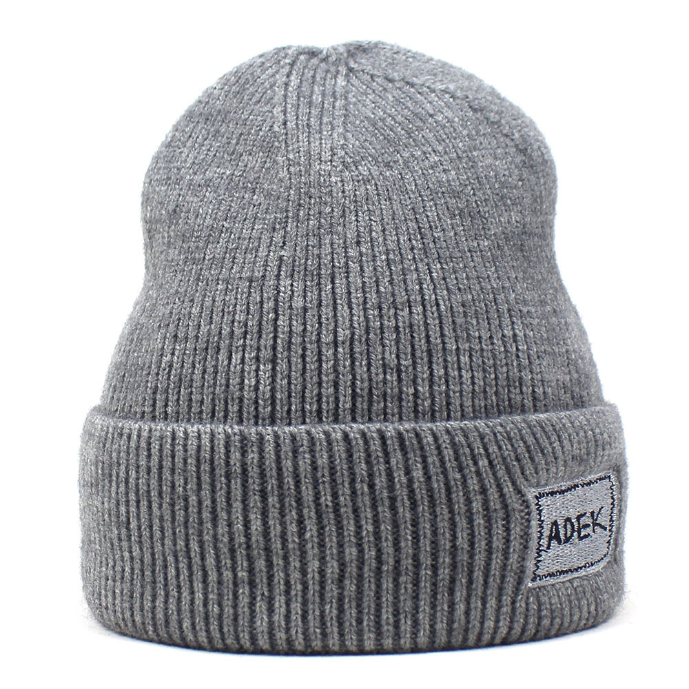 Unisex kašmyro megzta kepurė Moteriška kepurė raidė su ritininiu krašteliu megztinė kepurė vilnonė kepurė_voghion.com