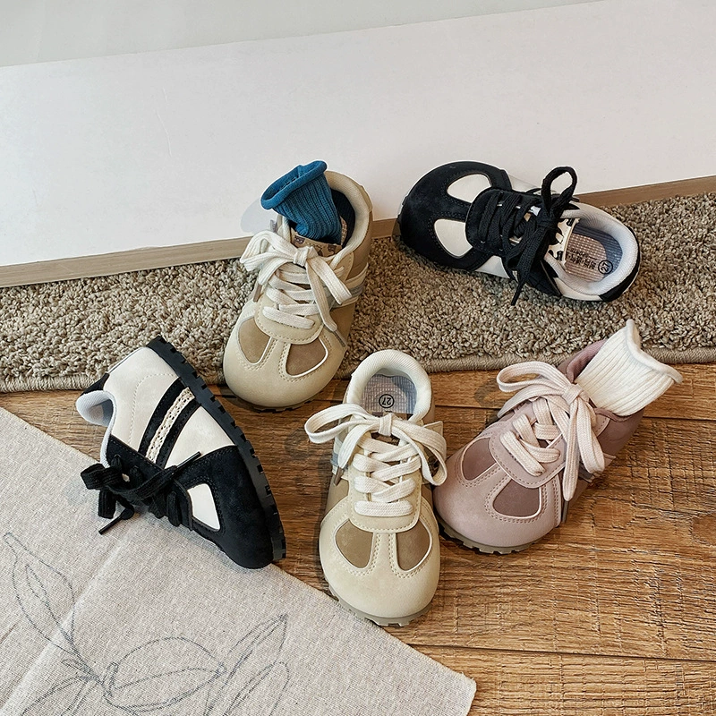 Повседневная спортивная обувь для девочек 2024 весна и осень новая модная обувь