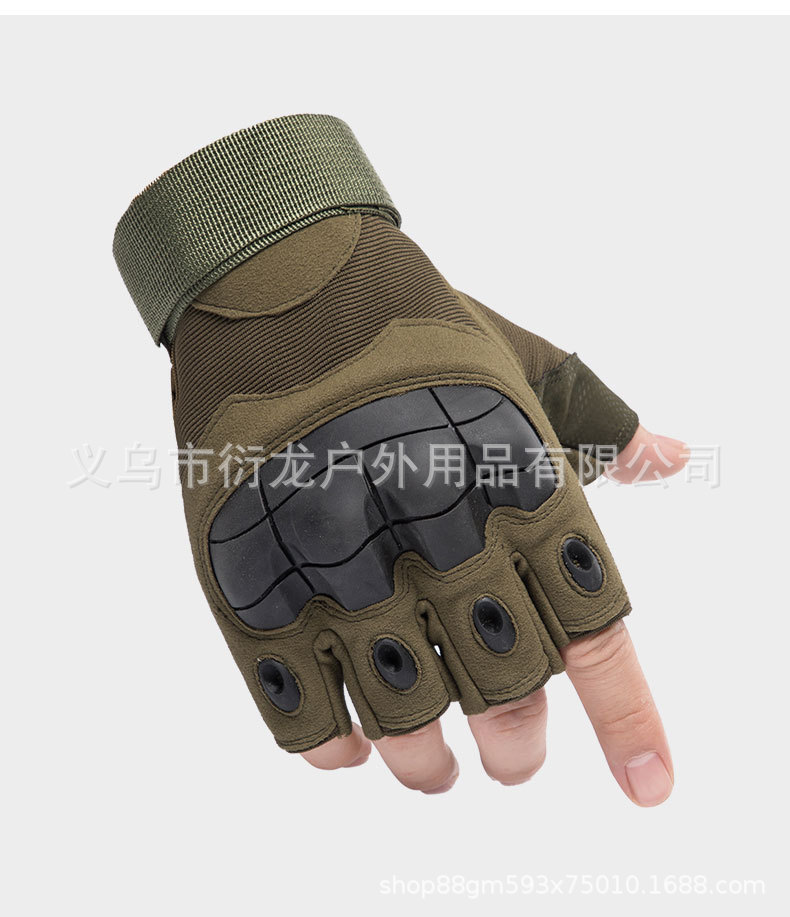 Deportes guantes de dedo semi-completo protección solar para hombres ventiladores militares al aire libre táctico Aptitud antideslizante para mujeres guantes de lucha contra el montañismo