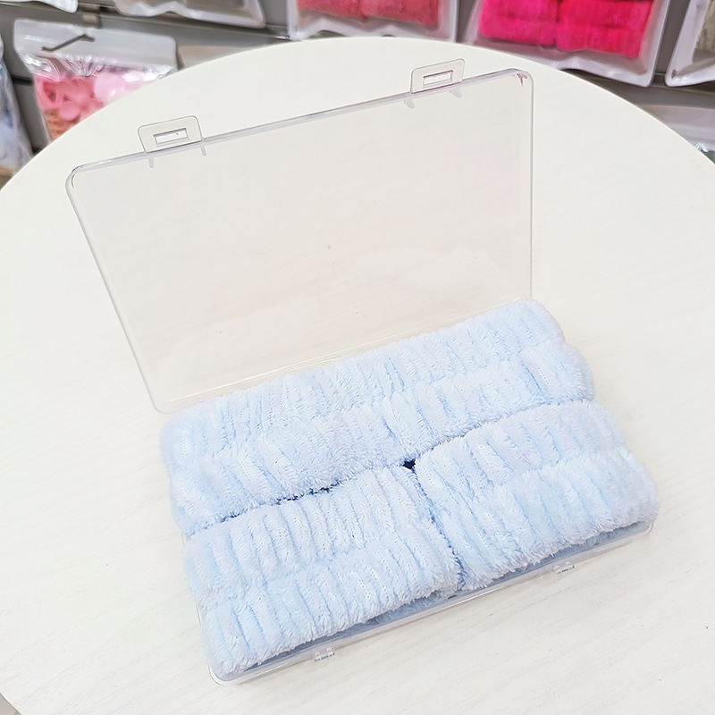 洗脸发带三件套洗漱防水防湿袖敷面膜束发带简约头带女用发捆发箍|undefined