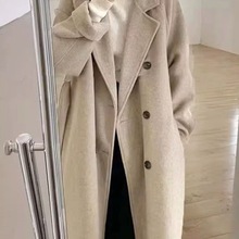 毛呢大衣外套女2025秋冬新款韩版宽松显瘦小个子中长款呢子大衣女