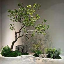 高端马醉木仿真植物橱窗造景室内装饰树仿生绿植大型假树简约景观