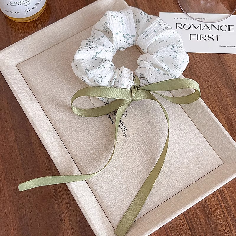 Encaje retro francés, diadema de intestino grueso, mujer 2025, nuevo estilo, cuerda para el cabello, banda de goma, lazo, dulce cuerda para el cabello, accesorios para el cabello