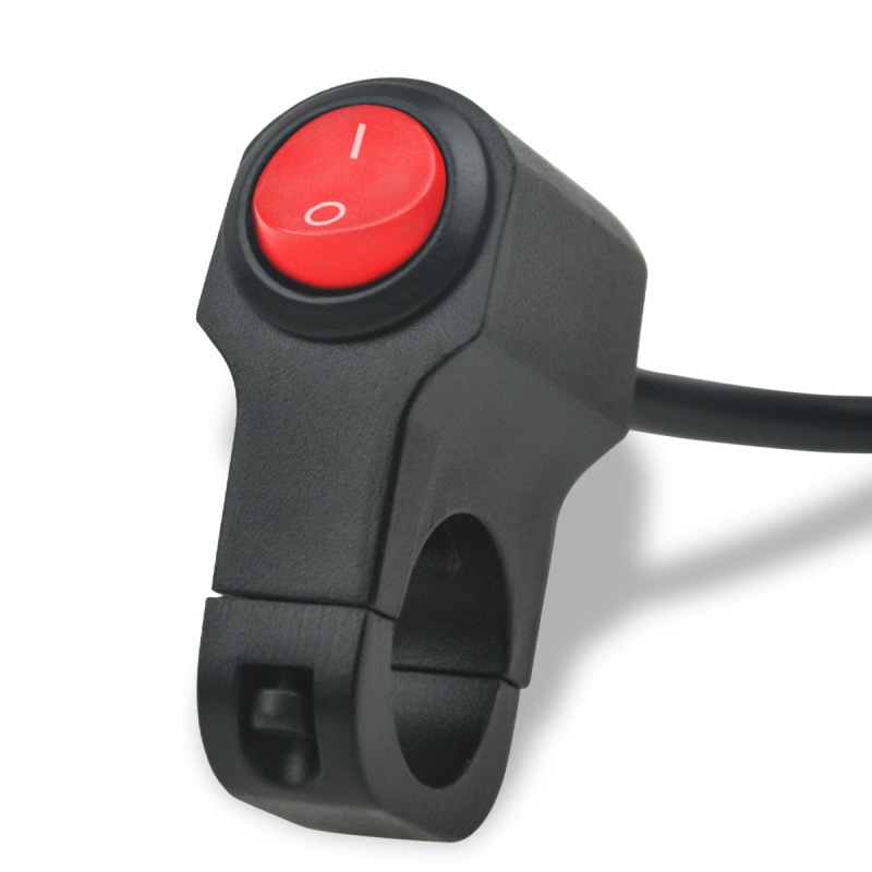 Aleación de aluminio Led interruptor motocicleta faro apagado interruptor de engranaje modificado de metal manillar interruptor del grifo