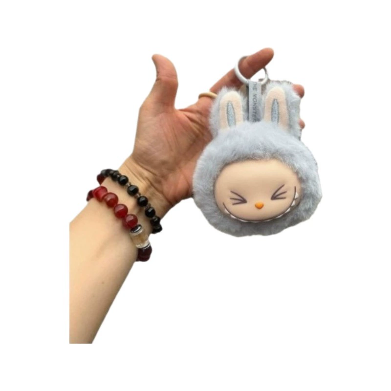 Keychain plastic, plush pendant, doll, bag decoration, second generation, for beloved