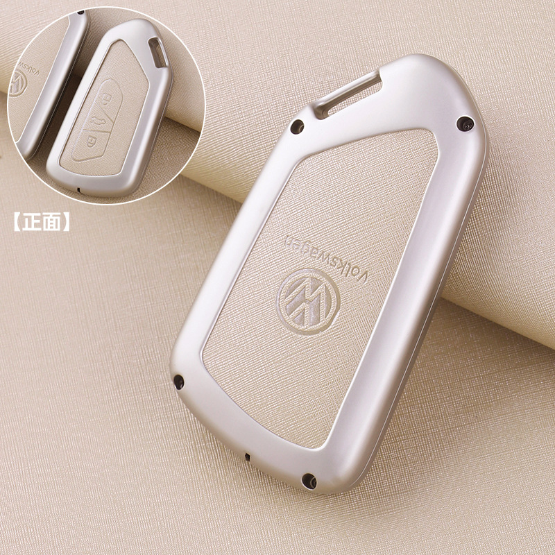 ZH 폭스바겐 D 모델 [펄 크롬-베이지 가죽] 싱글 메탈 쉘