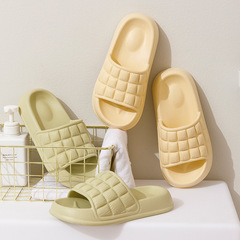 踩屎感拖鞋女夏季外穿防滑浴室洗澡情侶厚底居家居男涼拖家用夏季
