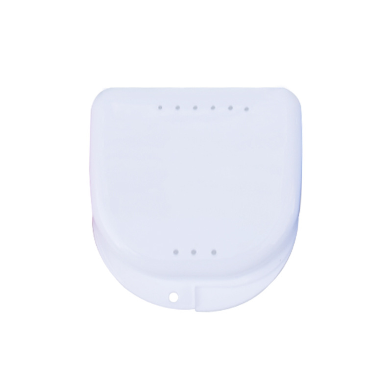 Caja de plástico PP para materiales dentales, caja de almacenamiento de dientes con tapa abatible, caja de almacenamiento de retenedores pequeña y mediana, caja para brackets molares, venta al por mayor