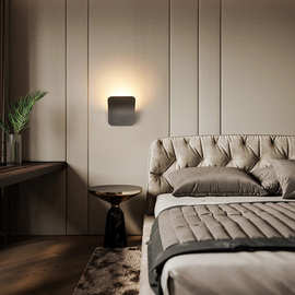 跨境现代简约壁灯北欧设计师款客厅卧室壁灯背景墙过道楼梯墙灯