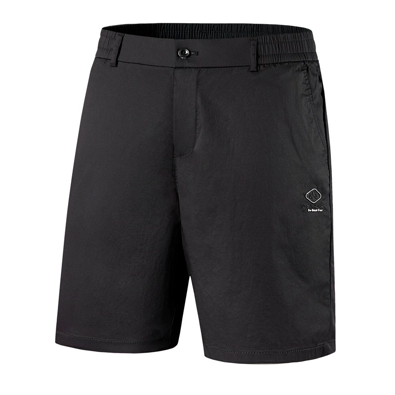 2025 новые мужские брюки Летние свободные повседневные прямые мужские брюки Прыжие брюки с шестью укороченные брюки