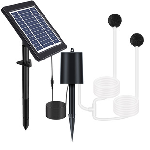 Factory Direct supply solar oxygen pump outdoor pool garden small pool, fish plant oxygen pump