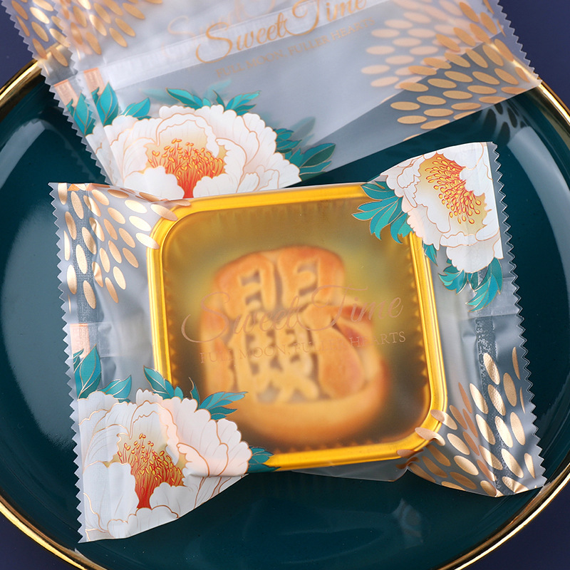 2025新款月饼包装袋中国风蛋黄酥机封袋冰皮流心五仁月饼袋子批发|undefined