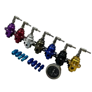 Tomei Modified Fuel Booster Valve Fuel Pressure Regulator Fuel Pressure Regulating Valve Pressure Booster with Gauge