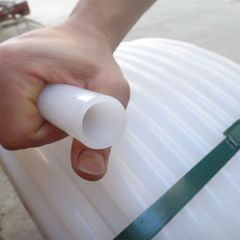 6分自来水管子白色塑料硬管pe给水管4分1寸饮水热熔地埋白水管批