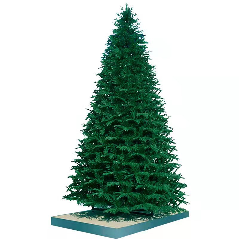 3m 4m 5m 6m un solo palo automático árbol de Navidad Plaza Hotel Mall Decoración de Navidad