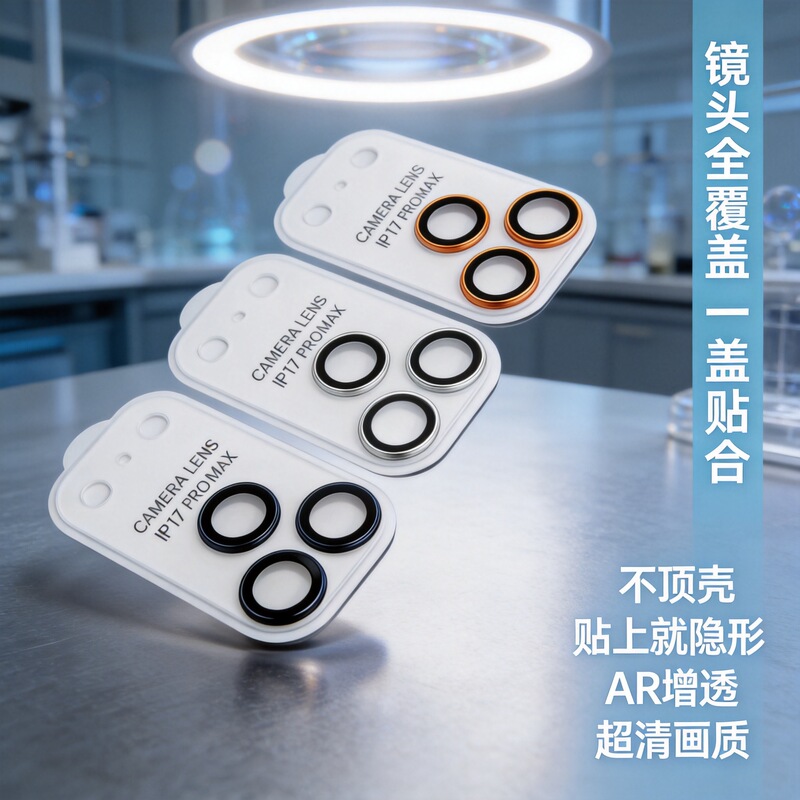 Suitable for Apple 17Promax Integrated Transparent Base Ar Anti-Reflection Lens Film Iphone17Pro Lens Film