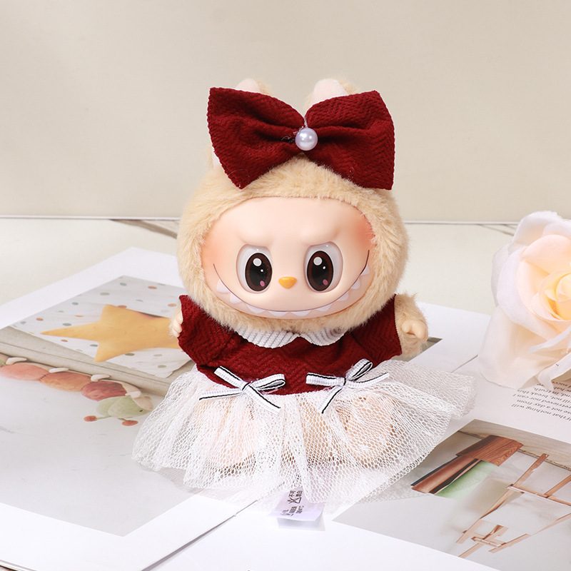 ラブブベビー服ドレス新製品はラブブ人形周辺機器を着用できますかわいい着替えぬいぐるみ服卸売|undefined