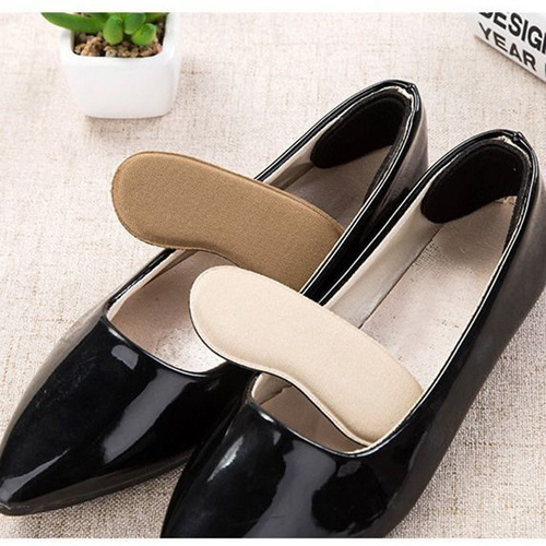 Thickened non-woven fabric anti-wear sponge heel patch, shoe size up half size pad to improve size, one pair