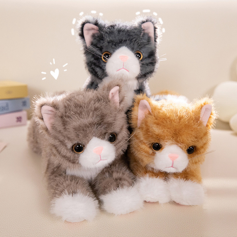 Simulación de muñecas de gatito, muñecas de dormir, muñecas de peluche, juguetes de peluche, regalos del día de los niños, gatitos al por mayor.