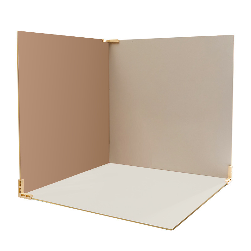 Fondo de fotografía de doble cara de estilo INS Fotografía de fondo Tablero de tiro Morandi color rojo neto Fotografía de alimentos Tablero de fotografía de color sólido