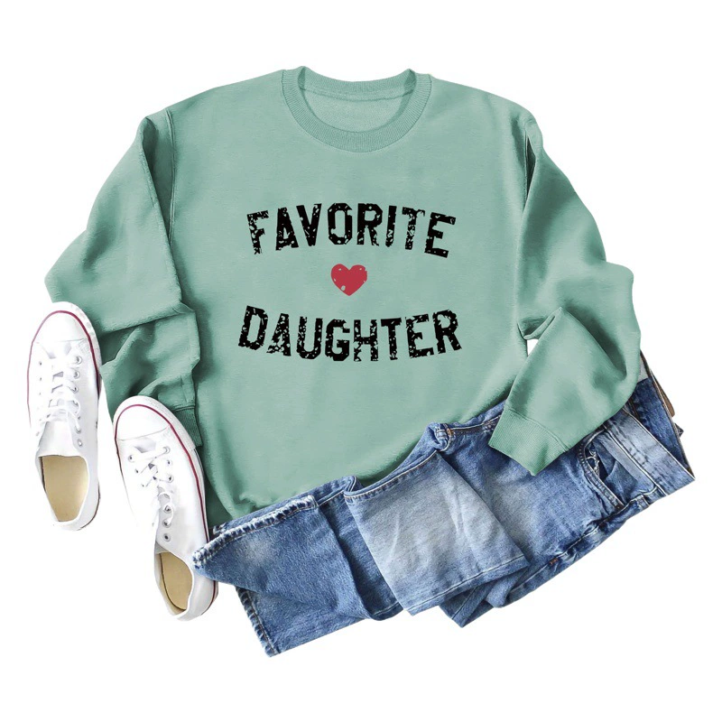 Любимая дочь трансграничной внешней торговли Amazon независимая станция желание письмо осень и зима Повседневный свитер