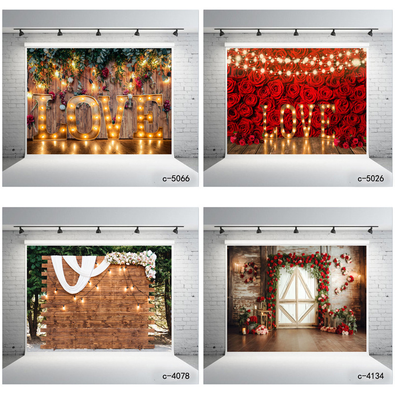 Cross-border foreign trade photography background cloth Amazon festival celebration banner Valentine's Day background board photography props Cross-border foreign trade photography background cloth Amazon festival celebration banner Valentine's Day background board photography props