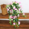 Simulation Delta Rose Simulation Flower Decoration Flower Plastic Flower Vine Green Leaf Bargaining Wall -mounted Sling