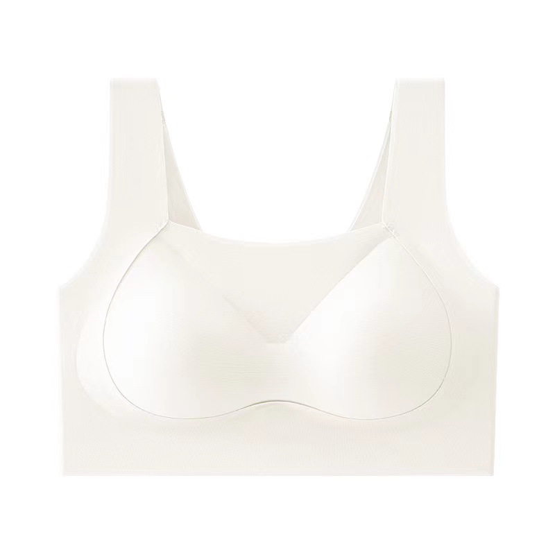 Hielo sin marcas de espalda hermosa, bra deportivo sin anillo de acero transpirable, pecho grande, ropa interior pequeña, mujer delgada de verano image 7