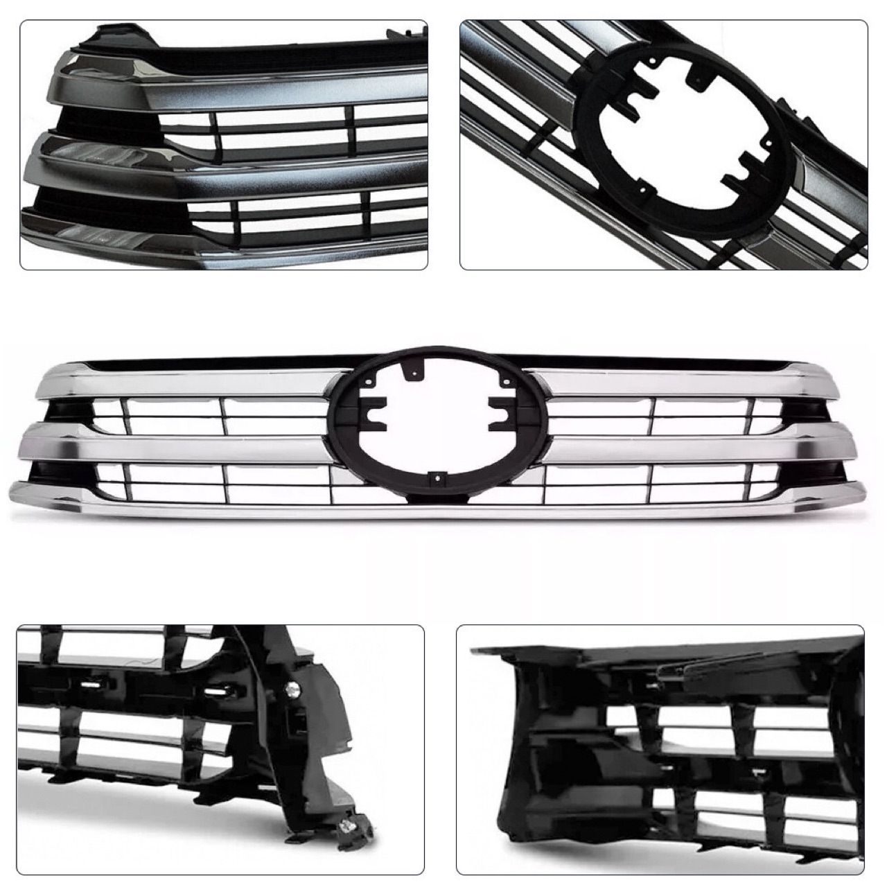 Applicable to Toyota 15-16 Helix REVO medium net black electroplated ventilation air intake grille front ventilation net
