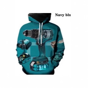 2025 Beautiful Makita Tools Hoodie, Informal Long Sleeve, 3D Printed Sweatshirts Sweatshirt