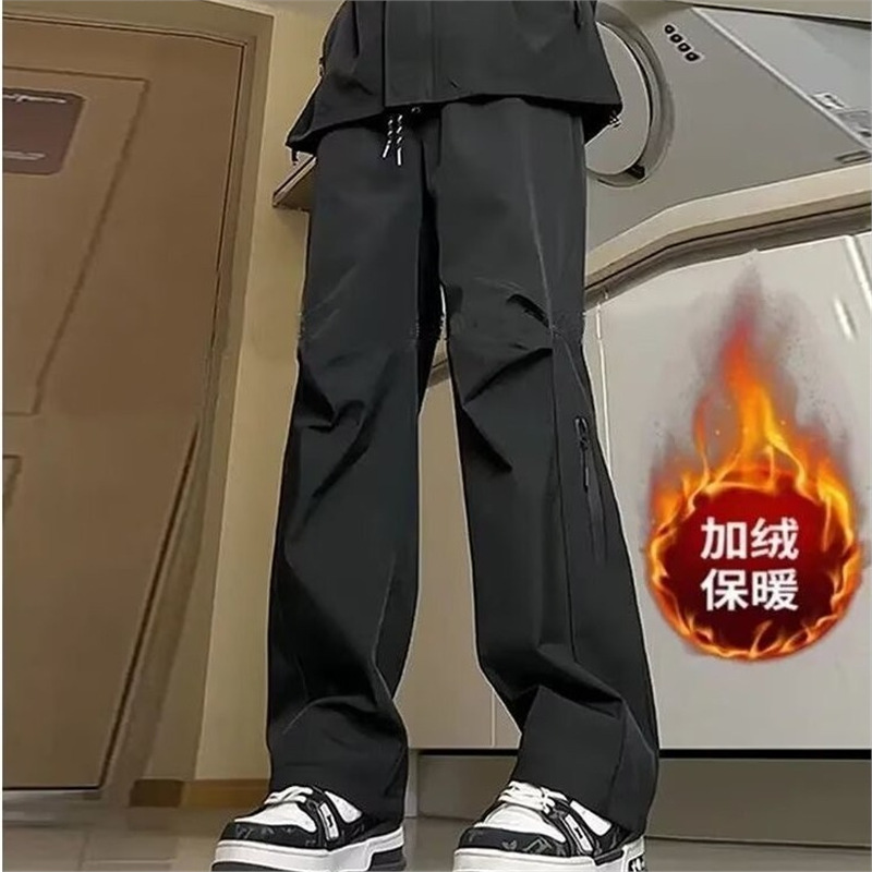 Men's Waterproof Stormproof Hiking Pants Spring and Autumn Straight Outdoor Quick-Dry Mountaineering Pants American Style Functional Cargo Pants