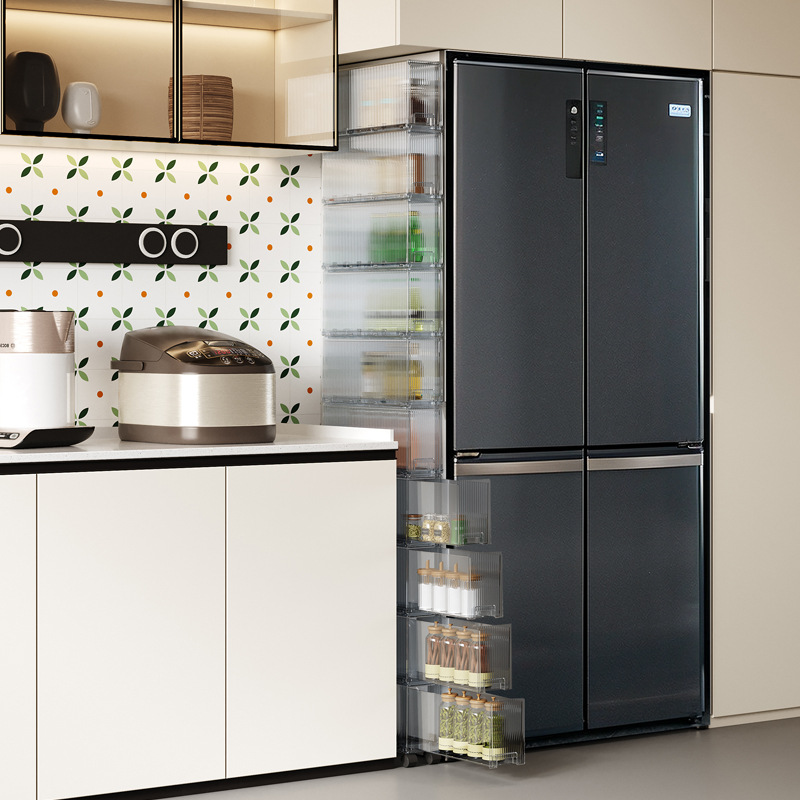 12/13cm浴室用トイレット収納棚トイレ防水シーリング引き出し式超狭い隙間収納ラック