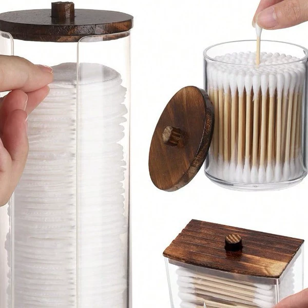 Wood cover 1 height 1 round 1 square set combination
