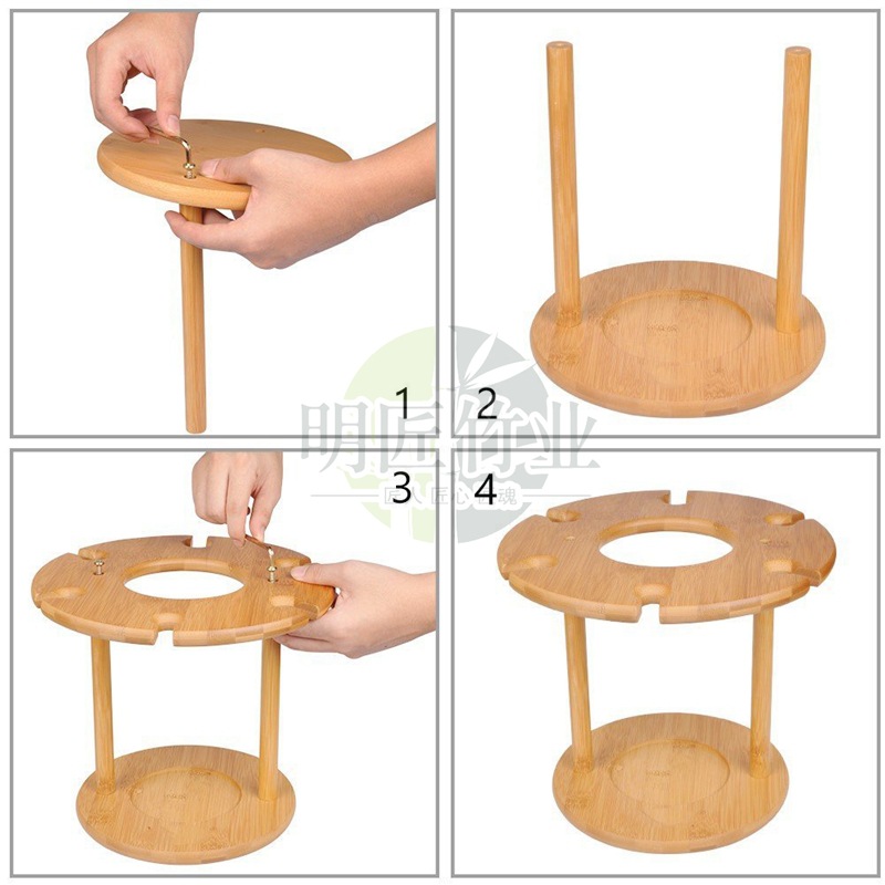 Wine Glass Drying Rack and Bot