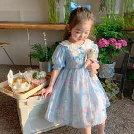 洛丽塔女童连衣裙2025新款宝宝夏季公主裙小女孩礼服儿童夏装