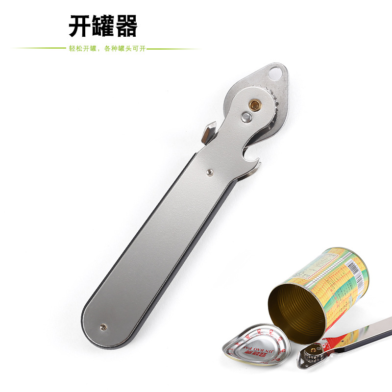 Manual de acero inoxidable abrelatas haciendo fruta puede destornillador abrebotellas ahorro de mano de obra y conveniente cuchillo tapa Dispositivo de torsión