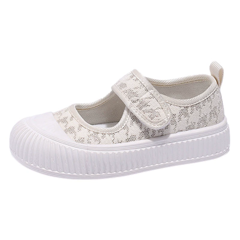 Мари Джейн холст обувь для девочек 2025 лето новая детская обувь для печенья дышащая повседневная CUHK детская доска обувь