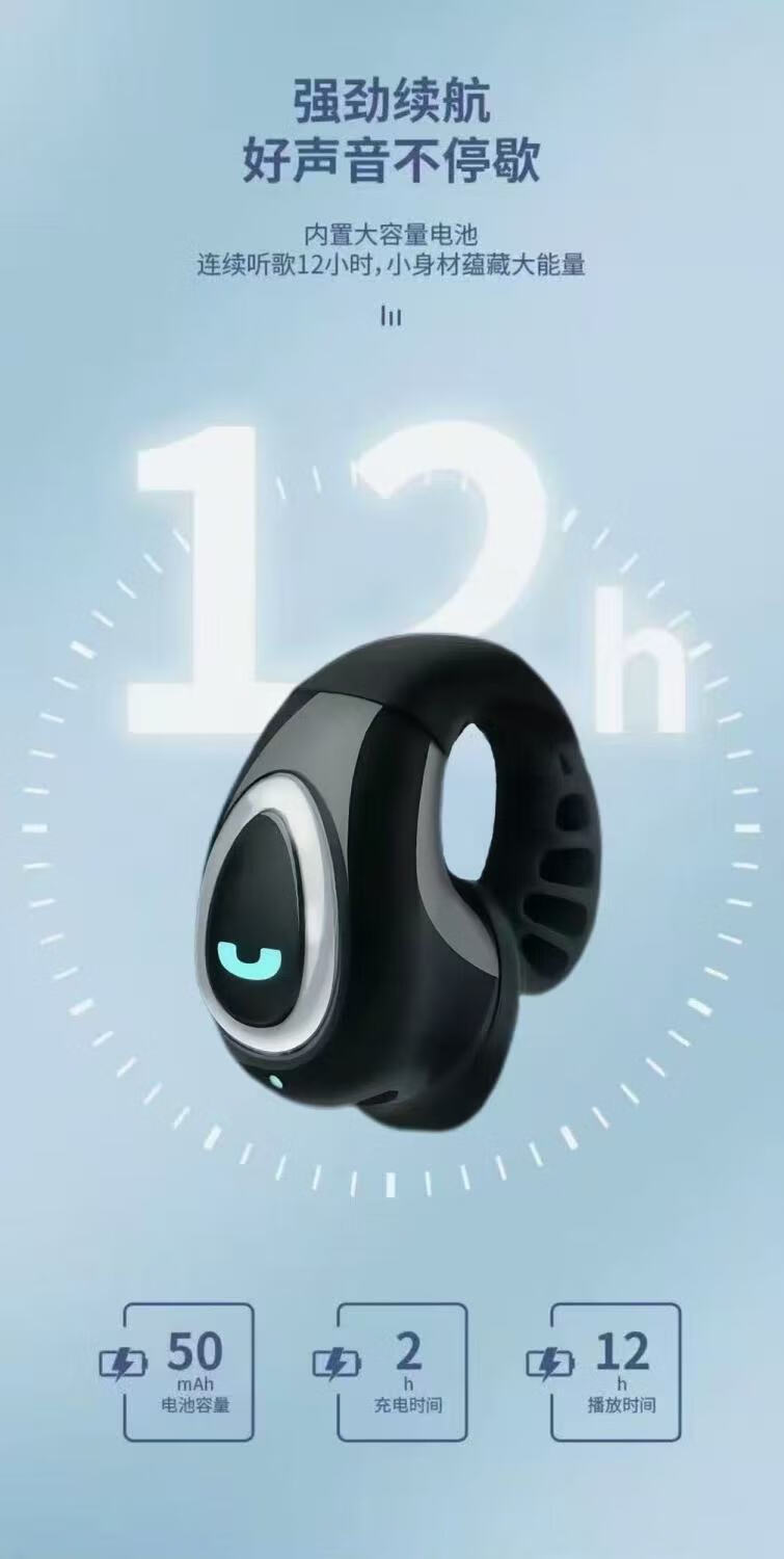 Yeni J08 Mavi Bluetooth Kulaklık Şarj Kutusu ile Kablosuz Kulak İçi Mini Spor Gizli Tek Kulak Telefon Uyumlu