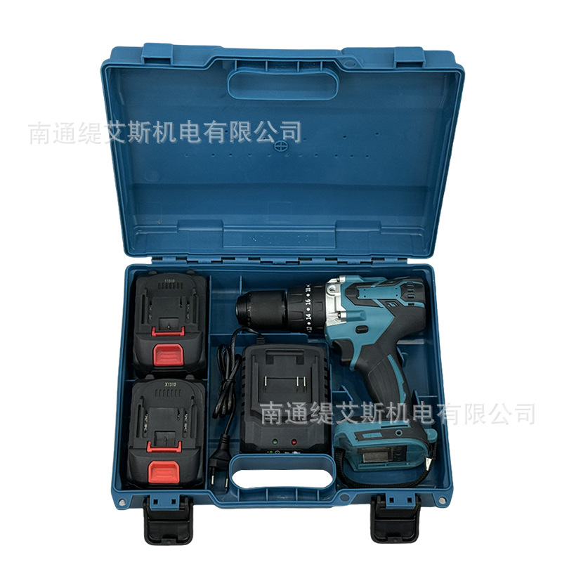 Fabricante de fuente de taladro eléctrico sin escobillas de 13MM dedicado transfronterizo taladro de mano multifunción taladro eléctrico de impacto taladro de rotura de hielo