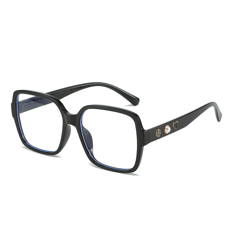 Nueva caja de celebridades en línea estilo Chanel Perla amor Camelia gafas de sol retro anti-azul gafas de luz fabricante 5000