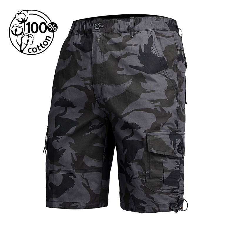 003 Camuflaje negro de algodón puro