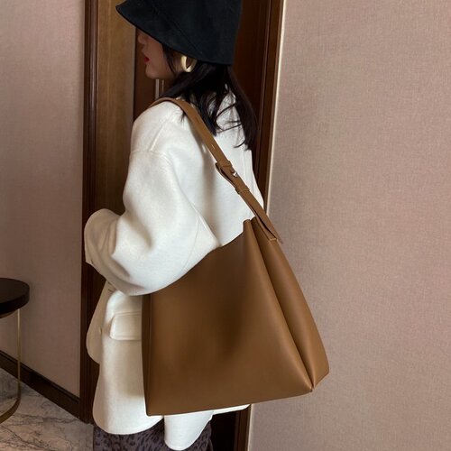 Cross-border wholesale foreign trade bags large-capacity shoulder bag women's 2024 casual women's bag high-end mother-in-law tote bag