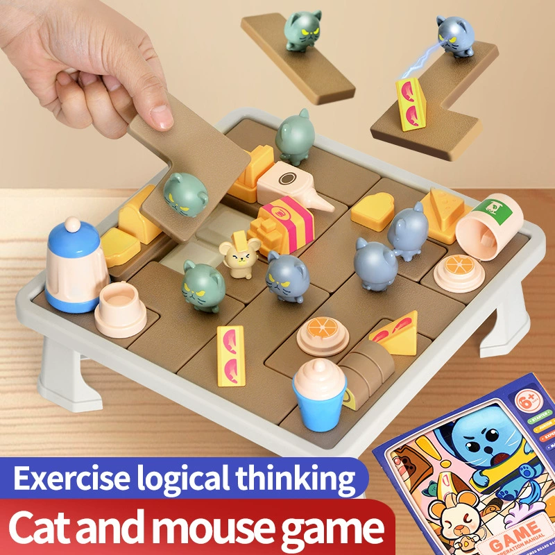 Настольная игра «Кот и мышь» 18 заданий