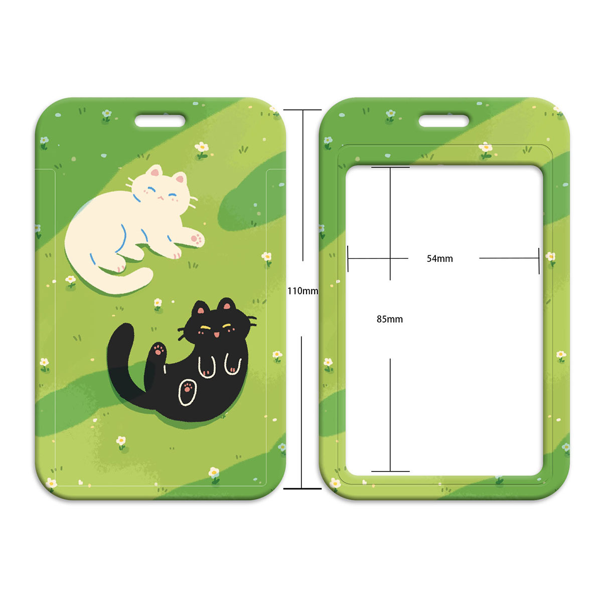 Cubierta de tarjeta de tarjeta de tarjeta de autobús tarjeta de estudiante tarjeta de trabajo cartón de dibujos animados con cáscara dura cubierta de tarjeta de protección multifuncional