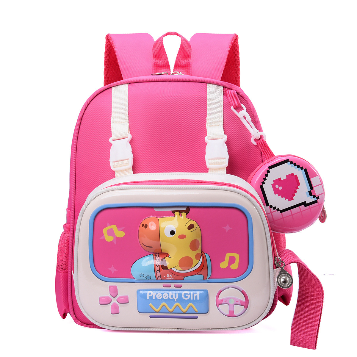 Mochila de animación de dibujos animados para bebés de jardín de infantes, mochila de niños ligera para niños y niñas de la escuela primaria