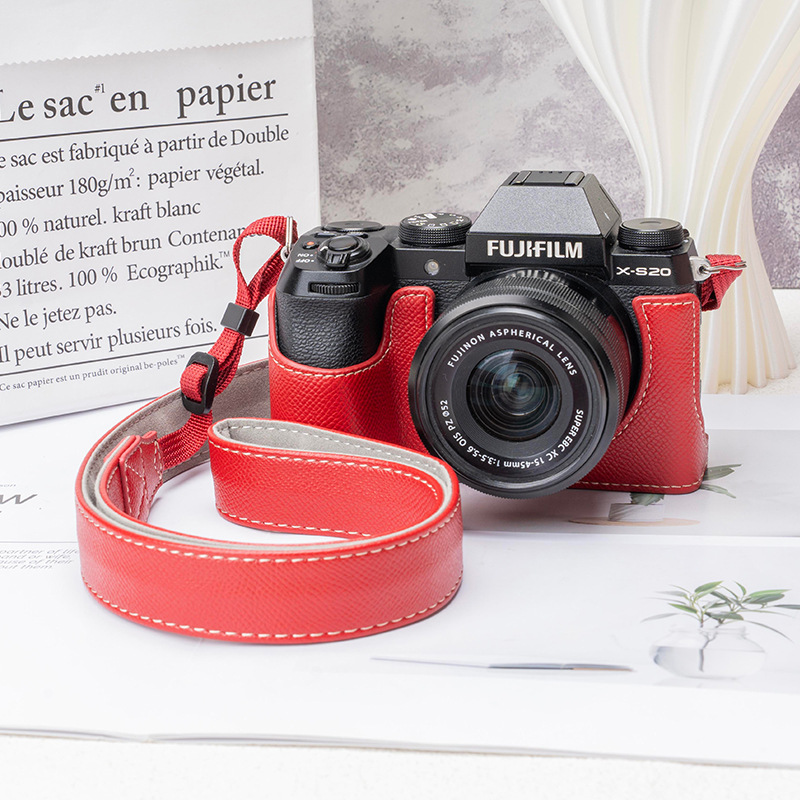 Funda protectora Fuji XS20 Bolsa para cámara XS10 Funda de cuero de segunda generación XH2S Bolsa base XT5X100VI Accesorios